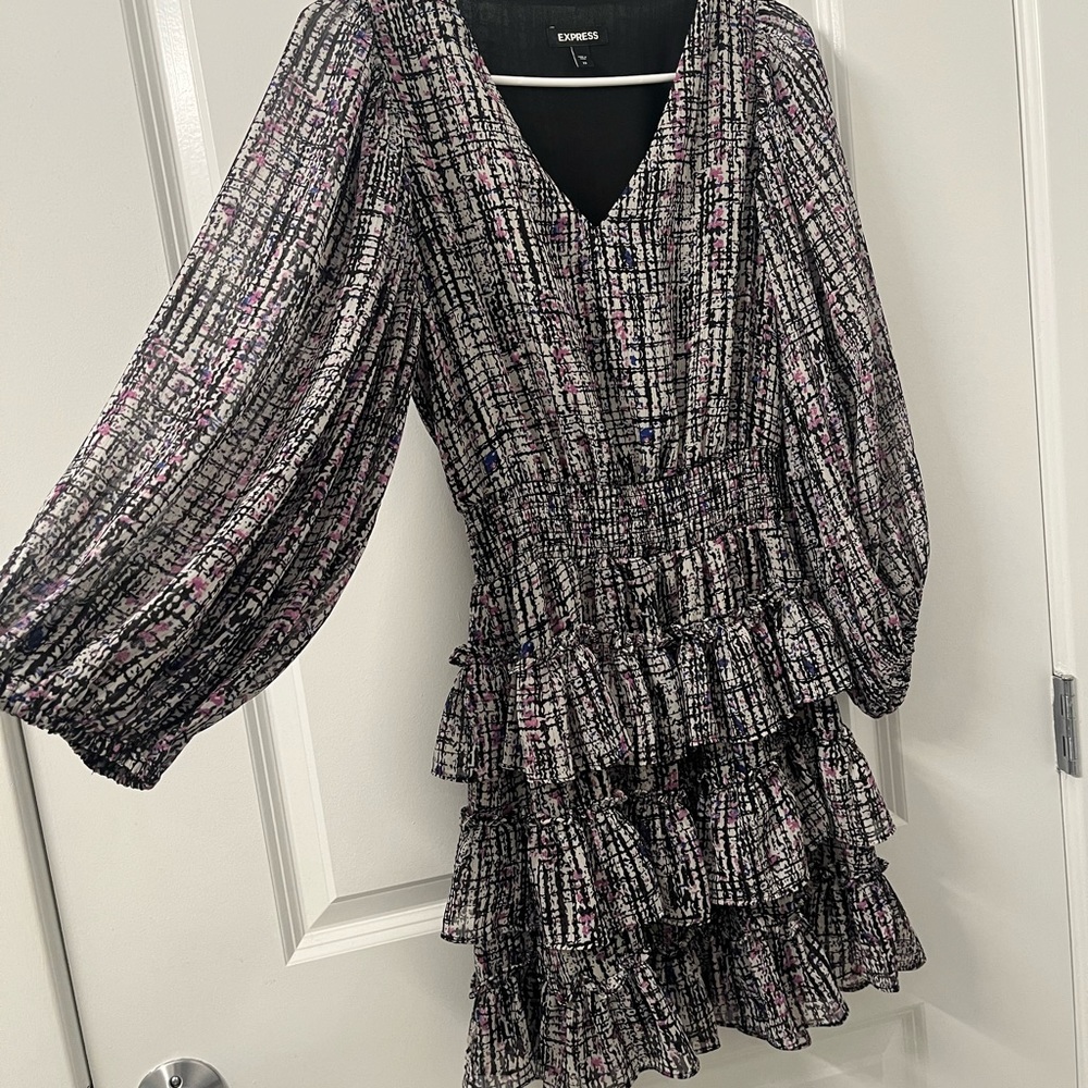Express Ruffled Short Dress - Picture 3 of 5